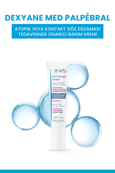 Ducray Dexyane Med Palpebral Atopik veya Kontakt Göz Egzaması İçin Onarıcı Bakım Kremi 15 ml - 2