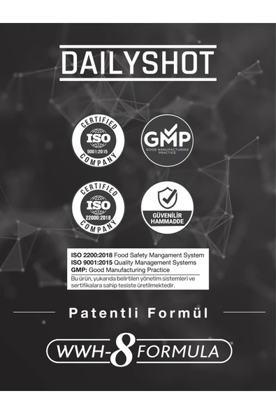 HANGOVERSHOT 2. Kutu %50 Akşamdan Kalma, Hangover Shot Zero Sugar Bitkisel Destek 4'lü - 8