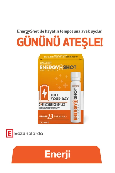 HANGOVERSHOT Energyshot Anında Enerji Desteği, 3 Ginseng Comlex, Guarana, Energy Shot 7'li - Resim 6