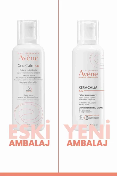 Avene XeraCalm A.D Lipid-Replenishing Creme Atopiye Eğilimli Ciltler için Nemlendirici Krem 400 ml - 3