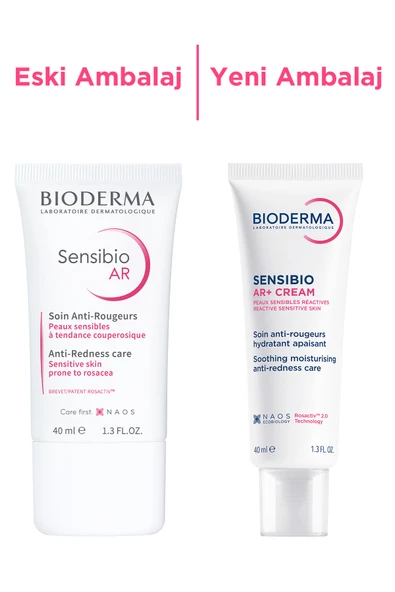 Bioderma Sensibio AR+ Rozasea Eğilimli Hassas Ciltler için Kızarıklık Karşıtı Nemlendirici Bakım Kremi 40 ml - Resim 2