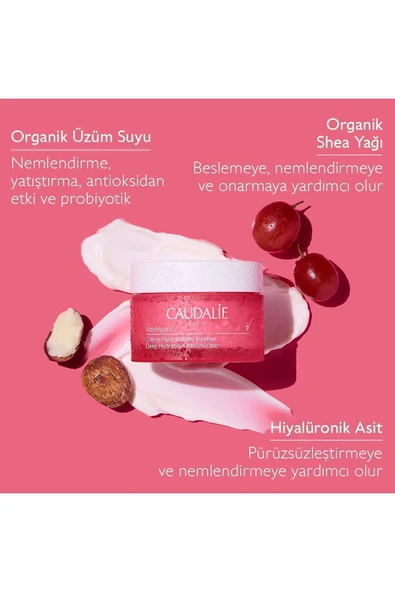 Caudalie VinoHydra Yoğun Nemlendirici Bakım Kremi - Resim 2
