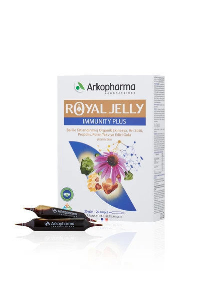 Arkopharma Royal Jelly Immunity Plus - 20 Ampül - Resim 2