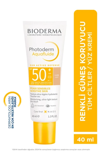 Bioderma Photoderm Aquafluid Spf50 Light 40ml ürün görseli 1