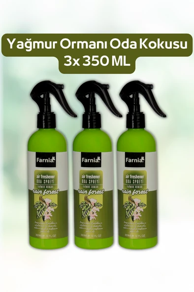Farnia Yağmur Ormanı Oda Spreyi 350 Ml Rain Forest 3 Adet - 2