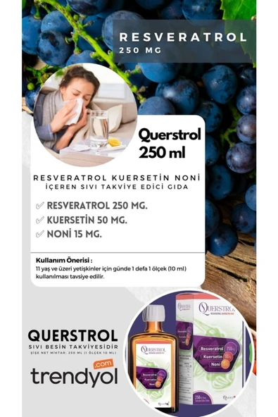 querstrol 250 Ml X 2 Adet | Resveratrol Quercetin Takviye Edici Avantajlı Aile Paketi - Resim 2