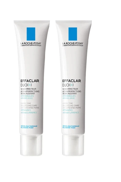 La Roche Posay Effaclar Duo( ) Akneye Eğilim Gösteren Ciltler Için Cilt Bakım Kremi 2 Adet ürün görseli