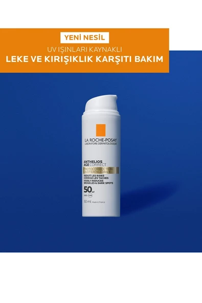 La Roche Posay Anthelios Age Correct Daily Light Spf50 Cream 50 ml 2 Adet - Resim 5