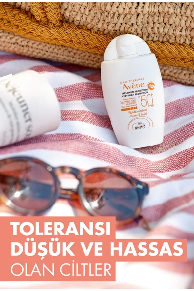 Avene Mineral Fluid SPF 50+ Hassas Ciltler için Ultra Hafif Güneş Kremi 40 ml - Resim 5