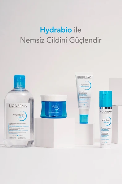 Bioderma Hydrabio Cream Hyalüronik Asit Niasinamid E Vitamini İçeren Yoğun Nemlendirici Yüz Bakım Kremi 50 ml - Resim 2