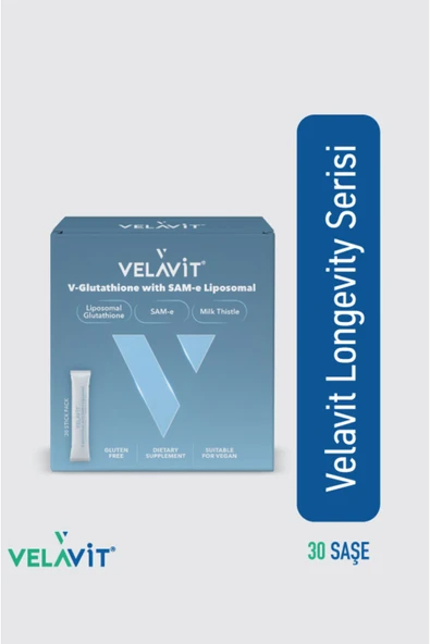 Velavit V-Glutathione with SAM-e Liposomal