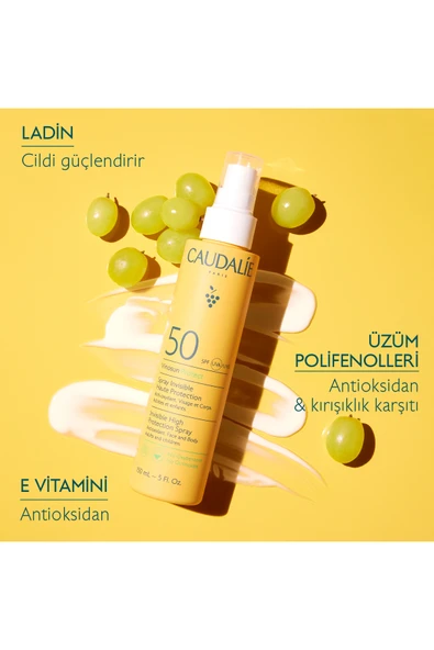 Caudalie Vinosun Protect Spf 50 Güneş Spreyi 150 ml - 2
