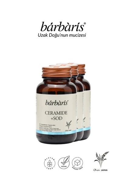 Barbaris BARBARİS CERAMIDE+SOD 30 CAPSULES*3 PAKET ürün görseli 1