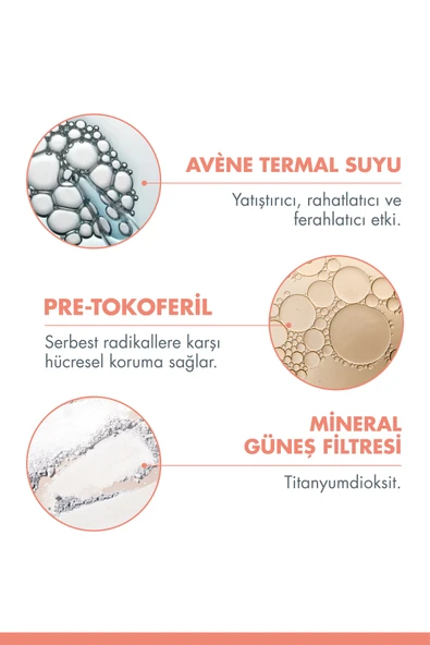 Avene Mineral Lotion Toleransı Düşük Hassas Ciltler için Süt Formunda SPF 50+ Güneş Koruyucu 100 ml - 3
