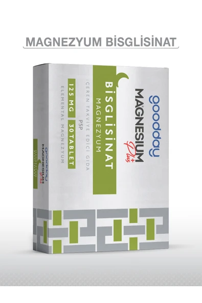 goodday Magnesium Plus Bisglisinat - 30 Tablet - 250 Mg Magnezyum ürün görseli 1