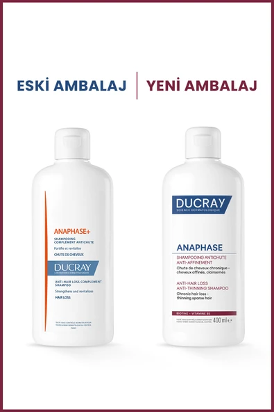 Ducray Anaphase+ Chronic Saç Dökülmesi Karşıtı Şampuan 400ml - 2