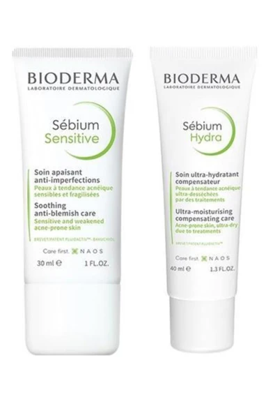 Bioderma Sebium Sensitive Cream 30 Ml+ Sebium Hydra Cream 40 Ml ürün görseli 1