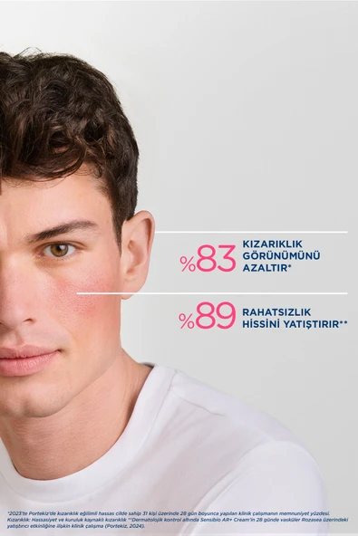 Bioderma Sensibio AR+ Rozasea Eğilimli Hassas Ciltler için Kızarıklık Karşıtı Nemlendirici Bakım Kremi 40 ml - Resim 4