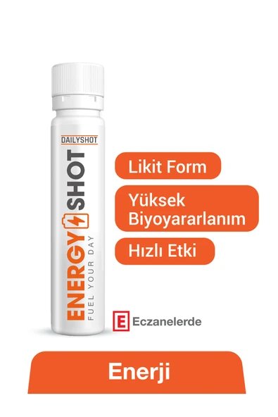 HANGOVERSHOT Energyshot Anında Enerji Desteği, 3 Ginseng Comlex, Guarana, Energy Shot 7'li - Resim 2