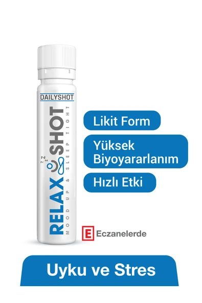 HANGOVERSHOT RelaxShot Stressiz ve Derin Uyku, Relax Shot Bitkisel Uyku Düzenleyici - Resim 2
