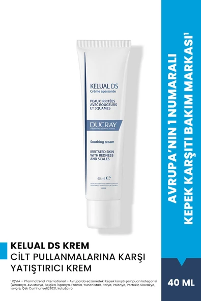 Ducray Kelual DS Cilt Pullanmalarına Karşı Yatıştırıcı Krem 40 ml ürün görseli 1