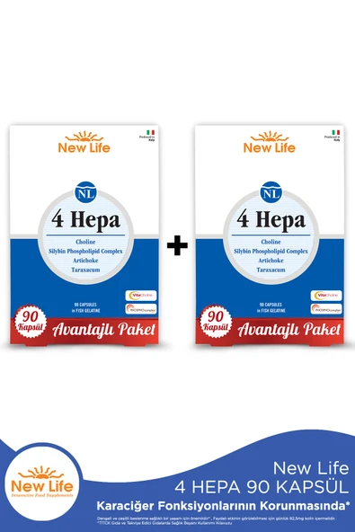 New Life 4 Hepa 90 Kapsül X2 ürün görseli 1