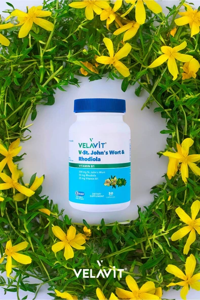Velavit V-St. John’s Wort & Rhodiola - Resim 3