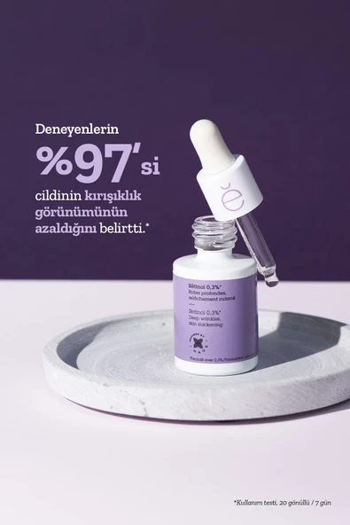 Etat Pur Pure Active Retinol %0,3 Kırışıklık Karşıtı Saf Konsantre Bakım Serumu 15 ml - Resim 3