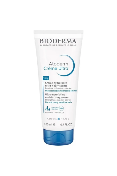 Bioderma Atoderm Cream Ultra Normal Ve Kuru Ciltler İçin Nemlendirici Yüz, Vücut Bakım Kremi 200 ml