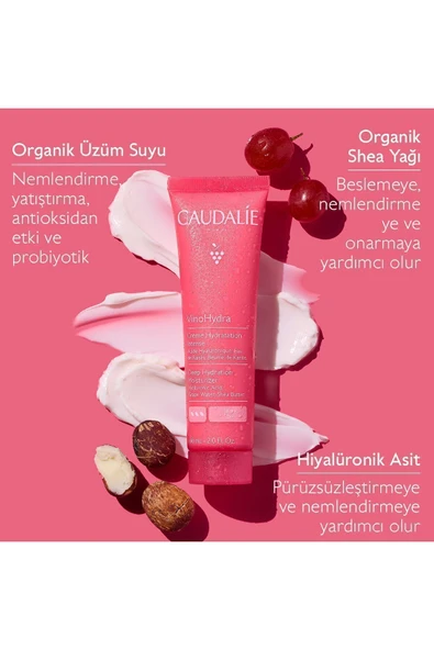 Caudalie VinoHydra Yoğun Nemlendirici Bakım Kremi - Resim 2