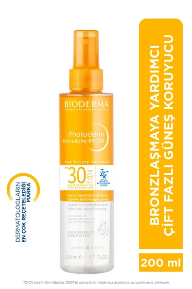 Bioderma Photoderm Bronz Sun Protective Water Spf30 200 ml