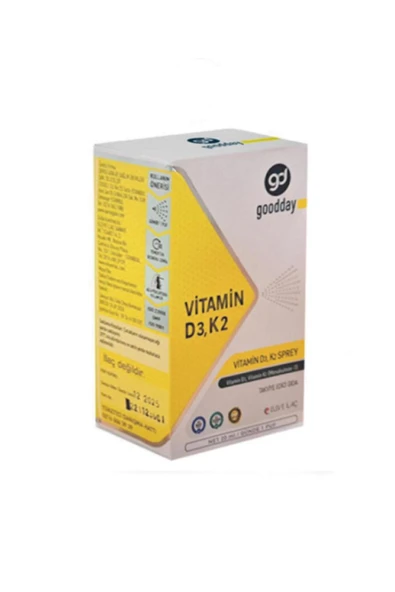 goodday VİTAMİN D3K2 20 ML TAKVİYE EDİCİ GIDA - Resim 2