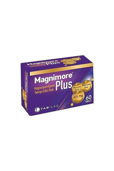 Magnimore Plus 60 Magnezyum Içeren Takviye Edici Gıda