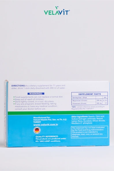 Velavit V-Magnesium & Potassium Citrate - 3