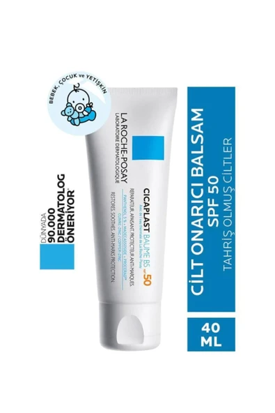 La Roche Posay Cicaplast Baume B5+ SPF50+ Güneş Koruyucu İçeren Onarıcı Bakım Kremi - 40ml