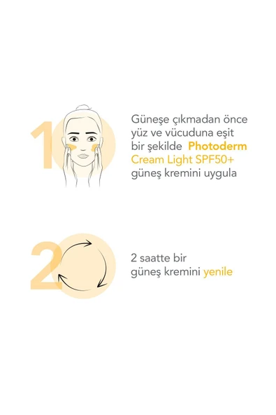 Bioderma Photoderm Cream Light SPF50+ Kuru Ciltler için Yüksek Korumalı Renkli Güneş Kremi 40 ml - Resim 8