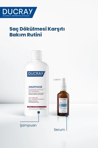 Ducray Anaphase+ Chronic Saç Dökülmesi Karşıtı Şampuan 400ml - 4