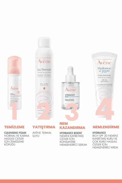 Avene Hydrance Rich SPF30  Kuru ve Hassas Ciltler için Güneş Korumalı Nemlendirici Krem 40 ml - 6