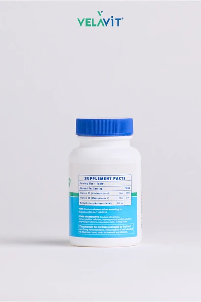 Velavit V-D3K2 with MSM 60 Tablet - Resim 5