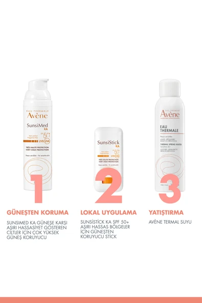 Avene SunsiStick KA SPF 50+ Aşırı Hassas Bölgeler İçin Güneşten Koruyucu Stick 20 gr - Resim 6