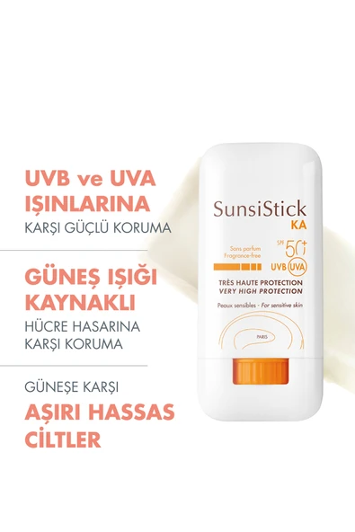 Avene SunsiStick KA SPF 50+ Aşırı Hassas Bölgeler İçin Güneşten Koruyucu Stick 20 gr - Resim 2
