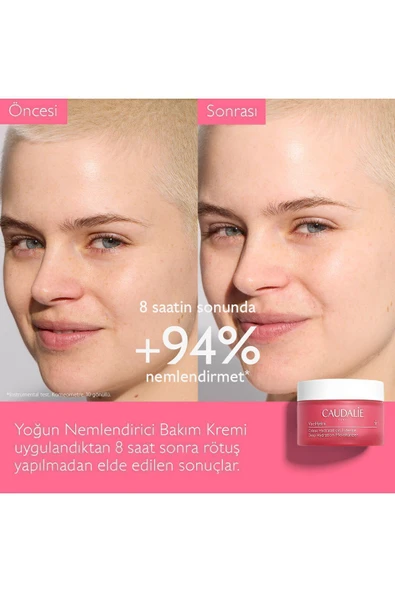 Caudalie VinoHydra Yoğun Nemlendirici Bakım Kremi - Resim 4