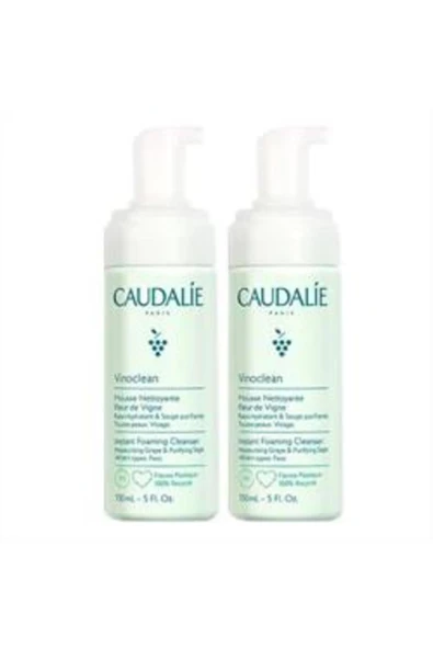 Baby ( KİL MASKESİ HEDİYE ) Caudalie Vinoclean Temizleme Köpüğü İkili Set 2x150 ml ( 1 ADET ) ürün görseli 1