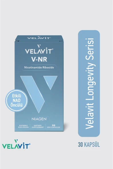 Velavit V-NR Nicotinamide Riboside 30 Kapsül ürün görseli 1
