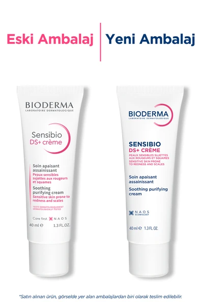 Bioderma Sensibio DS+ Cream Hassas Ciltler Yağlı Pullanma ve Kızarıklık Karşıtı Yatıştırıcı Bakım Kremi 40mL - Resim 2