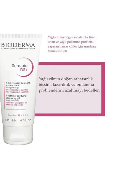 Bioderma Sensibio Ds+ Foaming Gel 200 Ml + Sensibio Defensive Cream 40 Ml - Resim 3