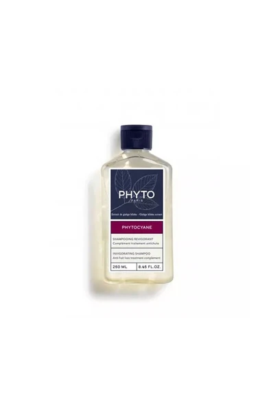 Phyto Phytocyane Shampoo Kadın Tipi Dönemsel Saç Dökülmesine Karşı Etkili Bitkisel Şampuan 250 ml