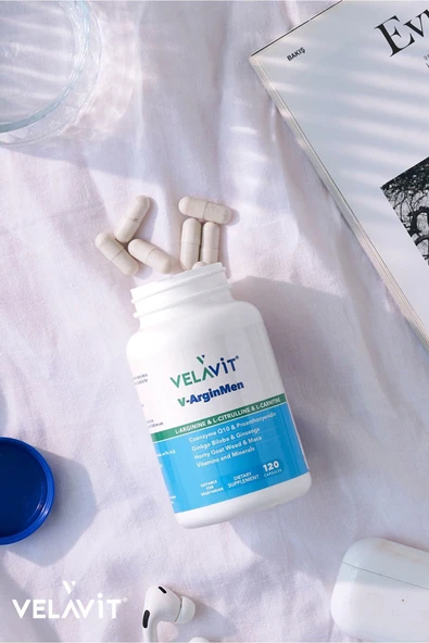 Velavit V-ArginMen 120 Kapsül - Resim 6