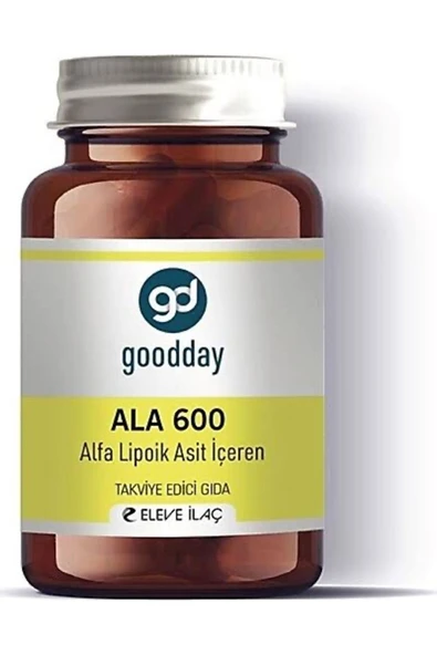 goodday Ala 600 Alfa Lipoik Asit 60 Kapsül ürün görseli 1