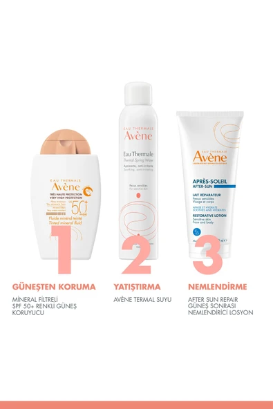 Avene Fluide Mineral Filtreli SPF 50+ Renkli Güneş Koruyucu 40 ml - Resim 6